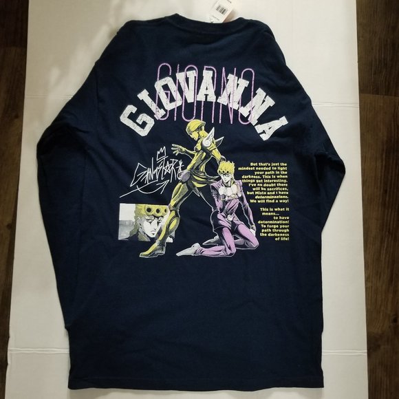 Jojo Bizarre- Jojo Giovanna Long Sleeve T-shirt - Picture 2 of 5